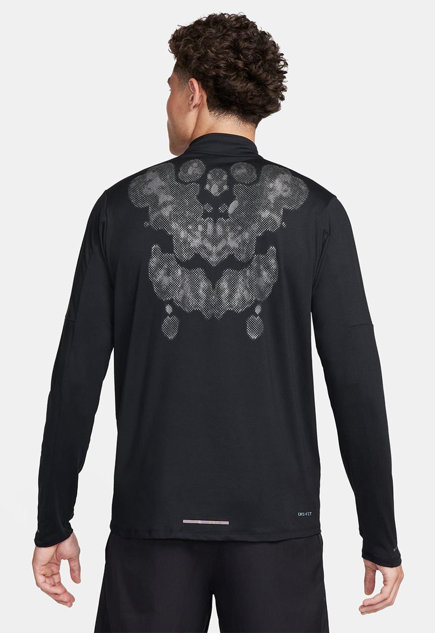 Nike - Dri-FIT UV 1/2-Zip running top-  black