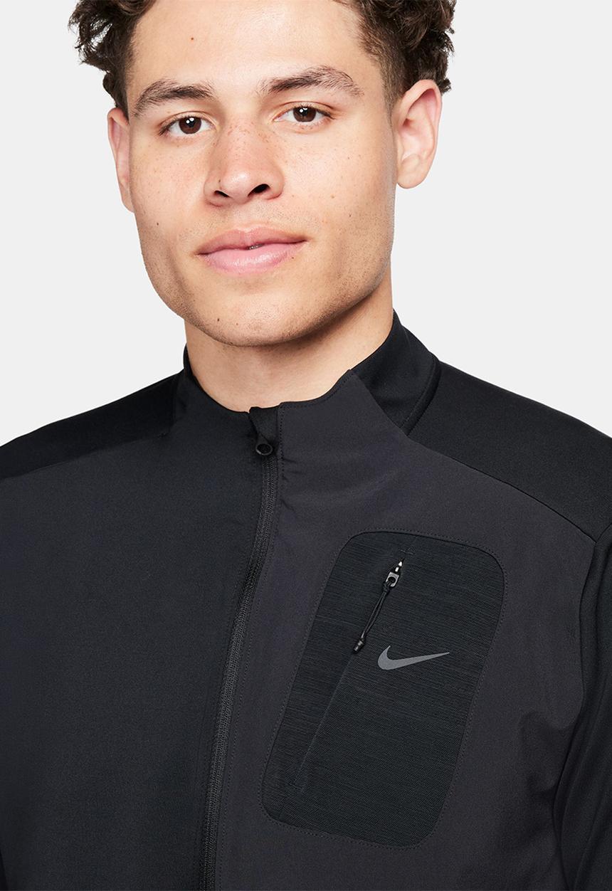 Nike - Dri-FIT UV 1/2-Zip running top-  black
