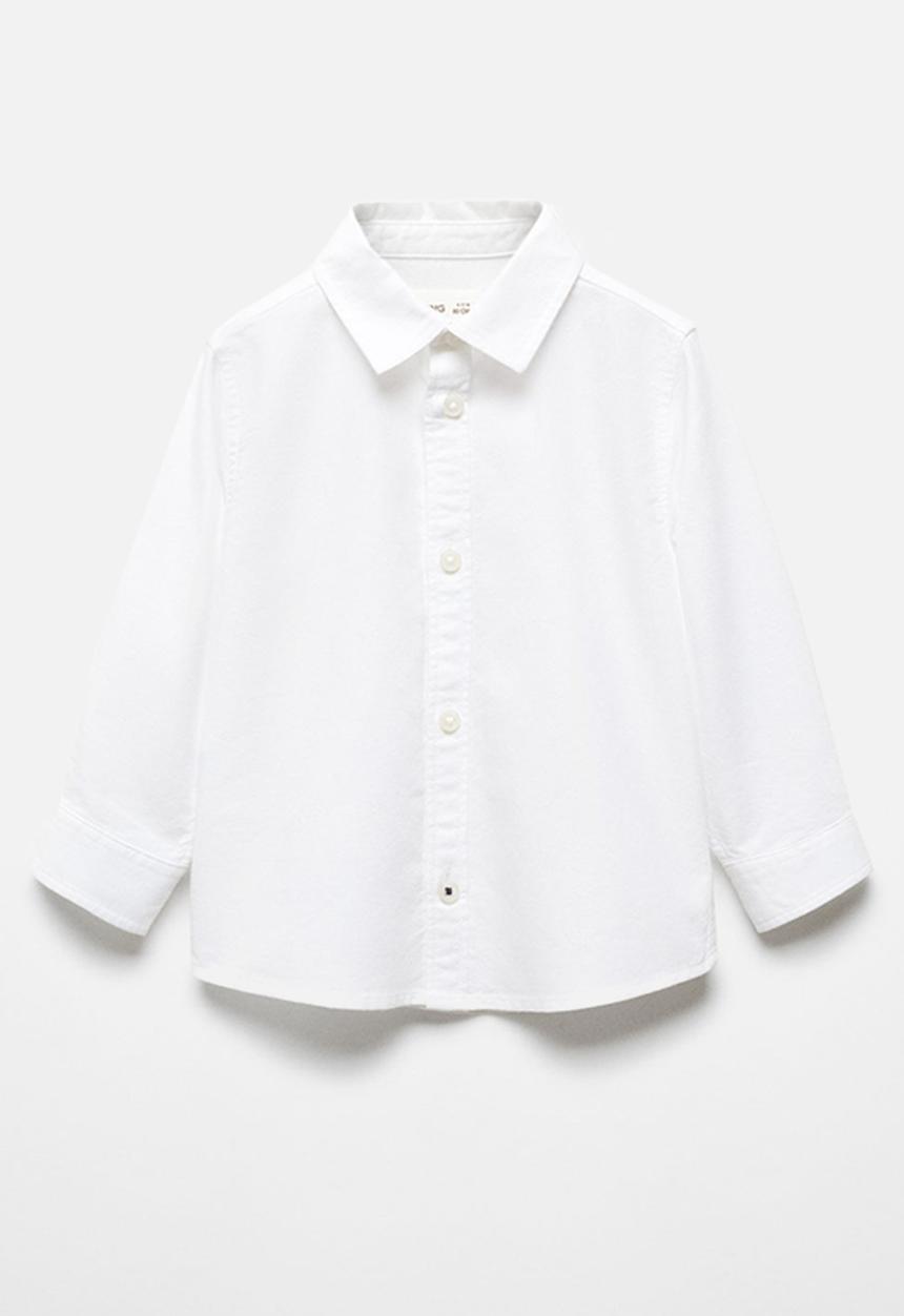 MANGO - Shirt oxfordb - whiite