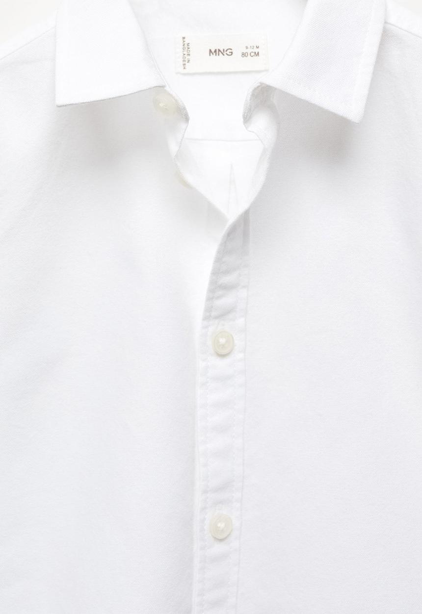 MANGO - Shirt oxfordb - whiite