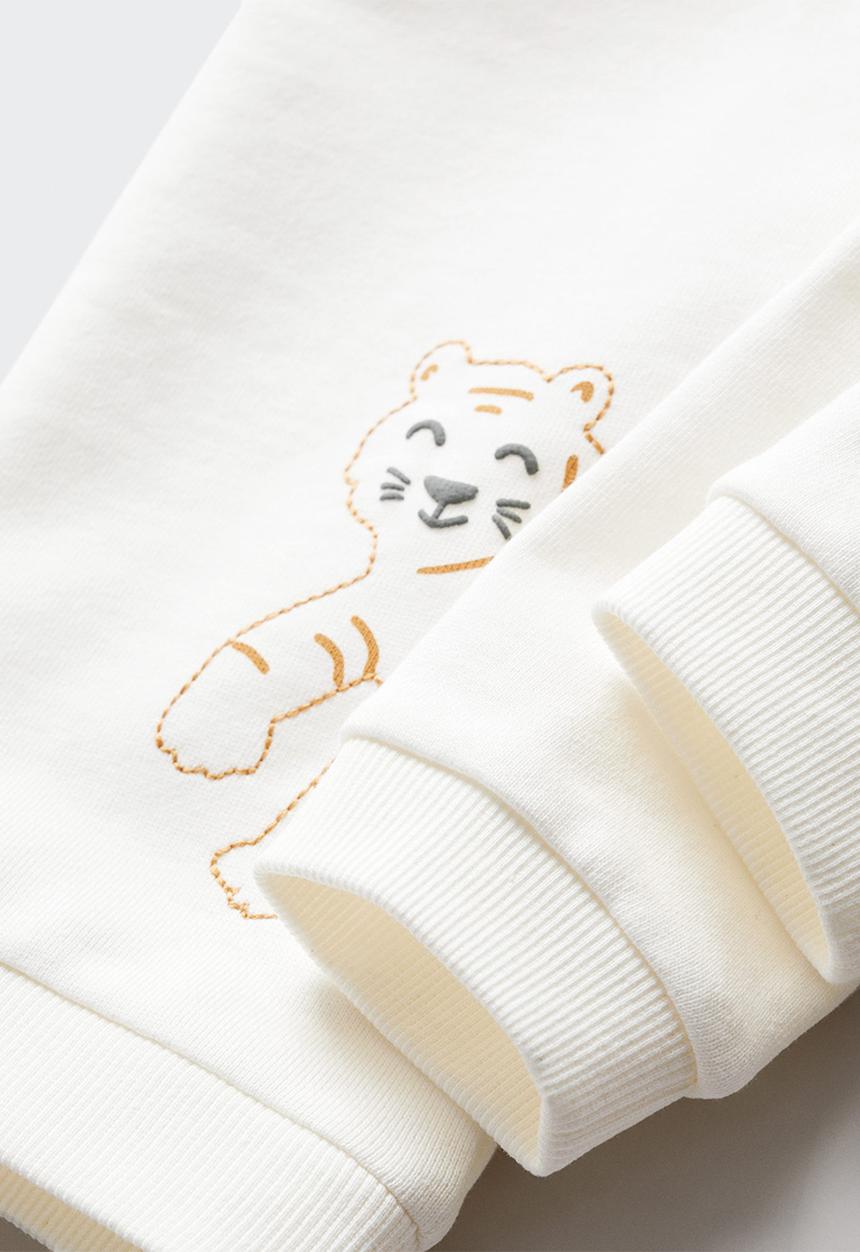MANGO - Sweatshirt tigres - offwhite