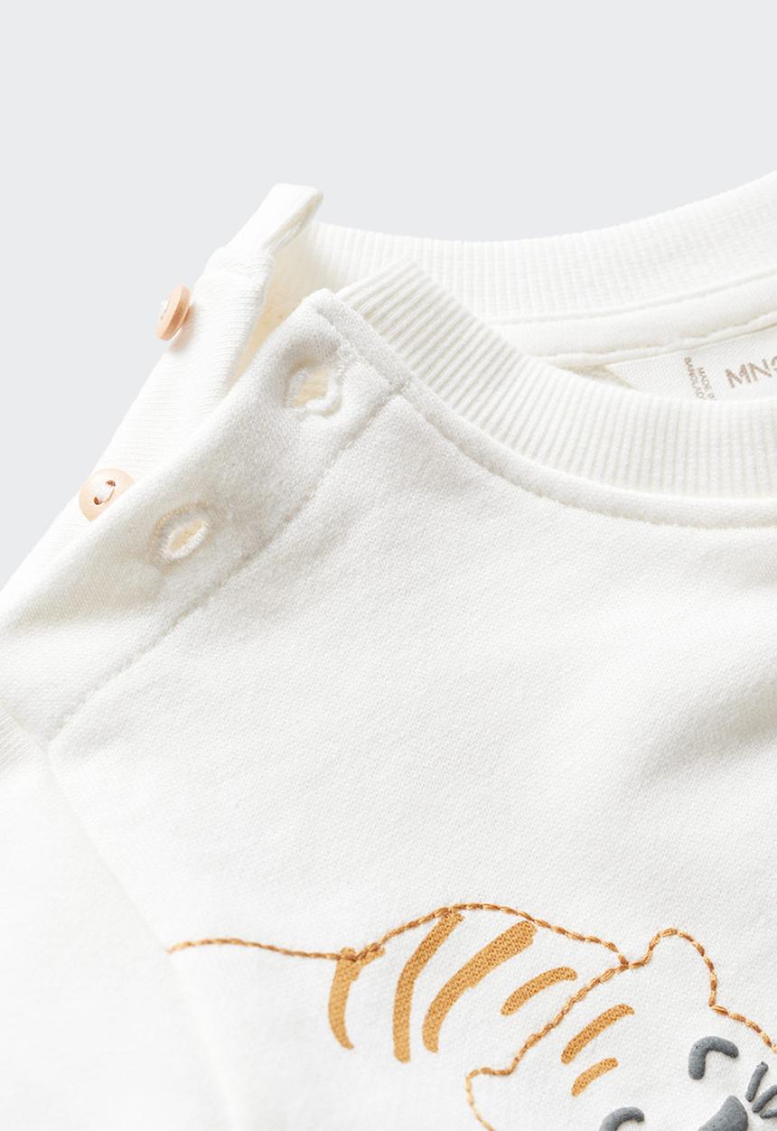 MANGO - Sweatshirt tigres - offwhite