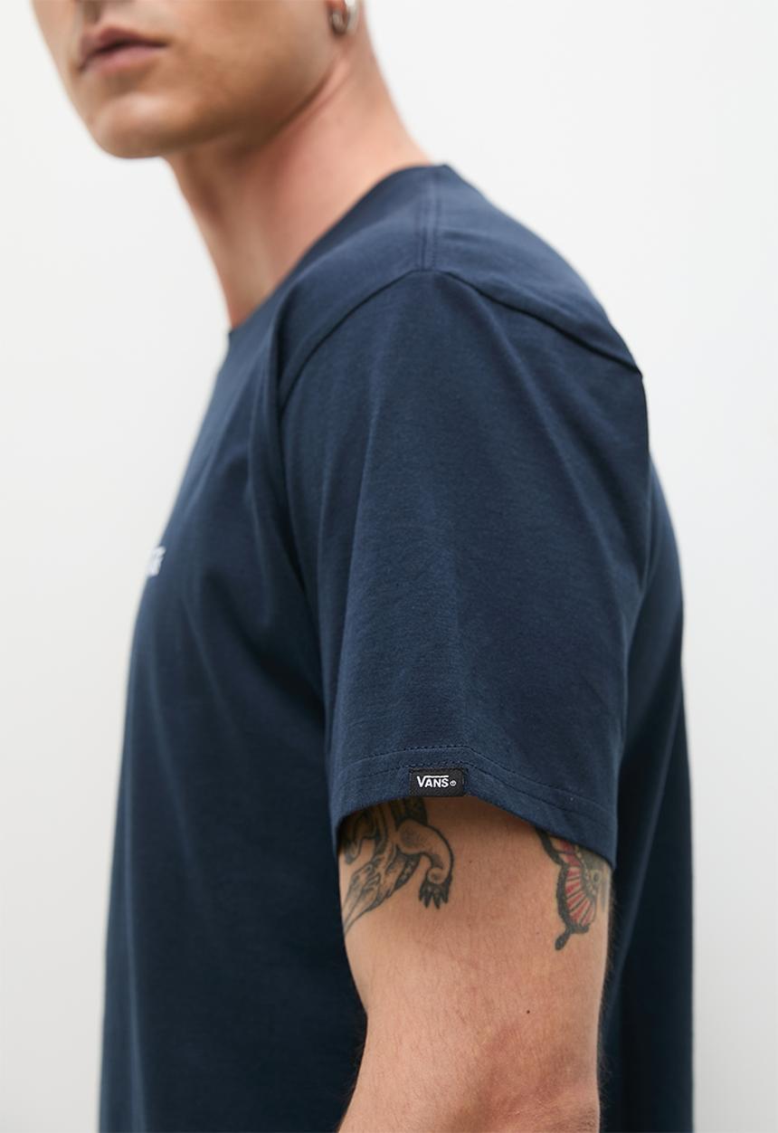 Vans - Mn left chest logo tee - navy & white