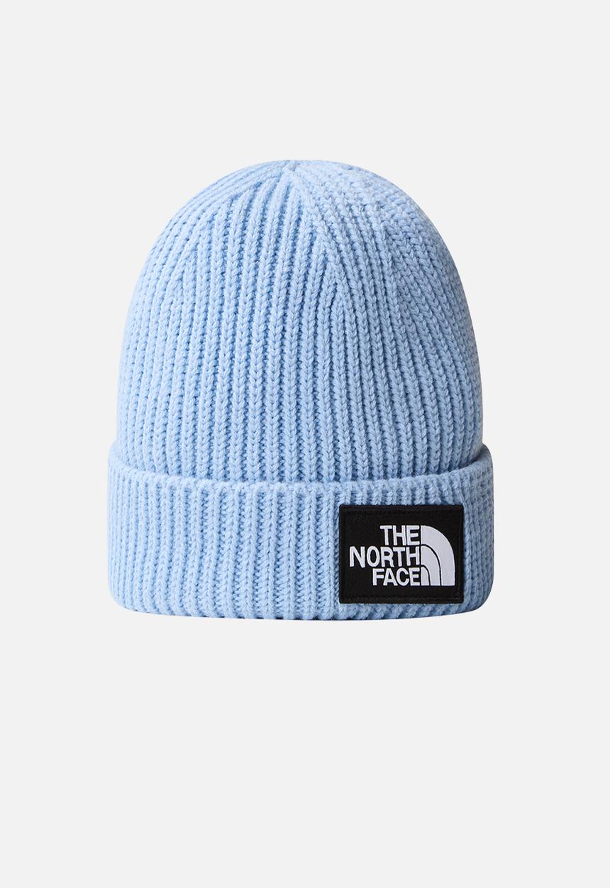 The North Face - Logo Box Cuffed Beanie - Steel Blue