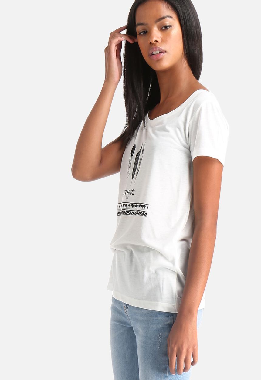 Jacqueline de Yong - Sky Print Tee
