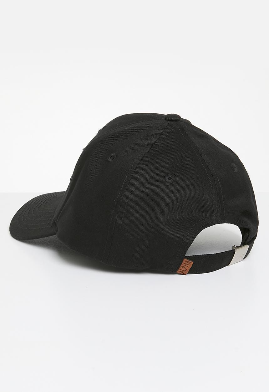 Alpha Industries - Alpha badge peak cap - black