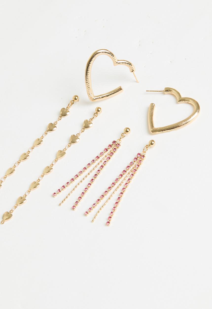 Superbalist - Ginny earring pack - gold