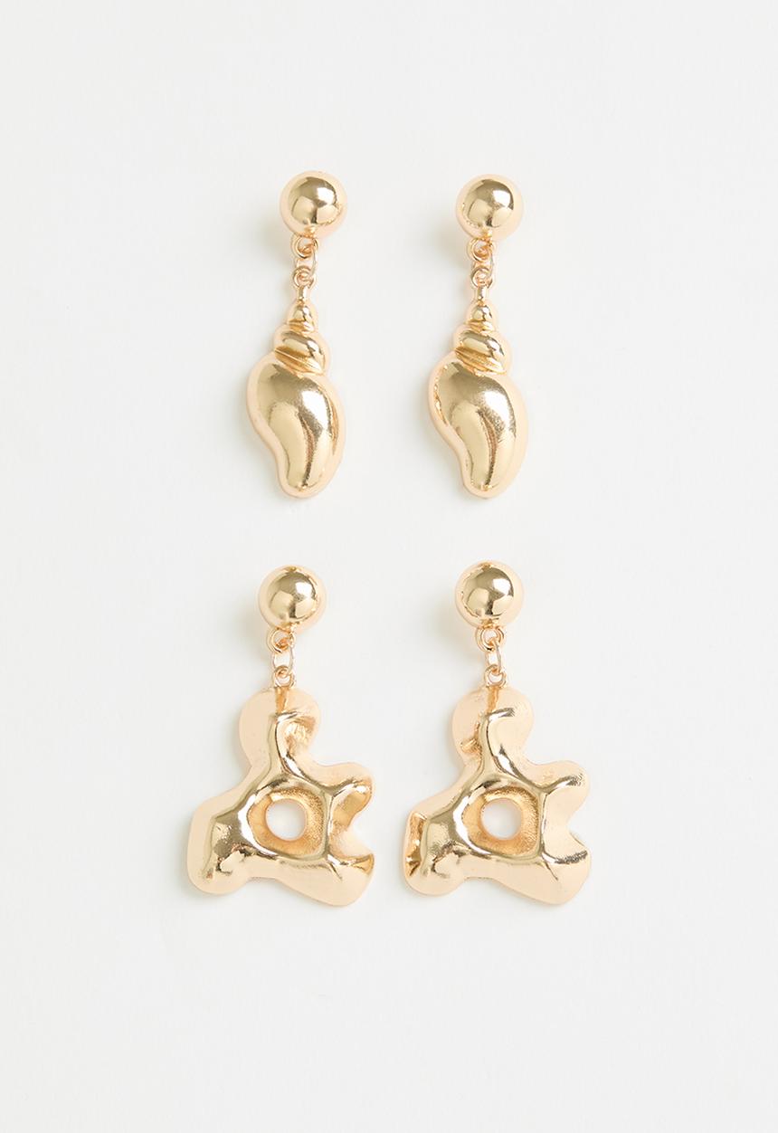 Superbalist - Brynlee earring pack - gold