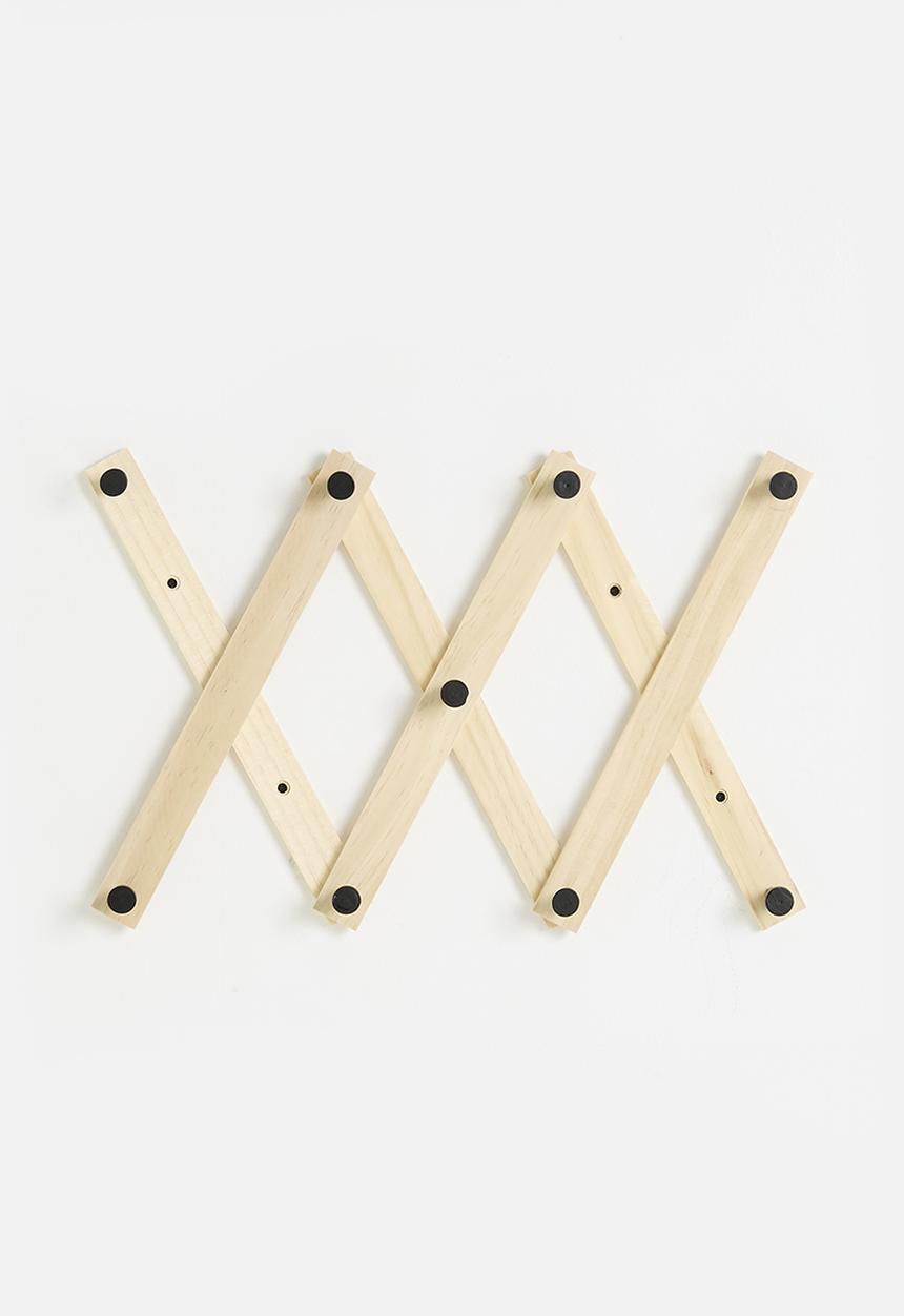 Storage Solutions - Constatina wall hook - black & natural