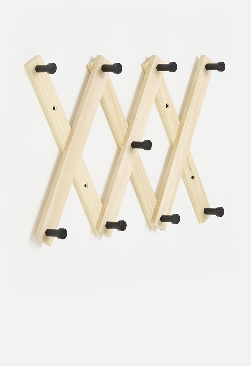Storage Solutions - Constatina wall hook - black & natural
