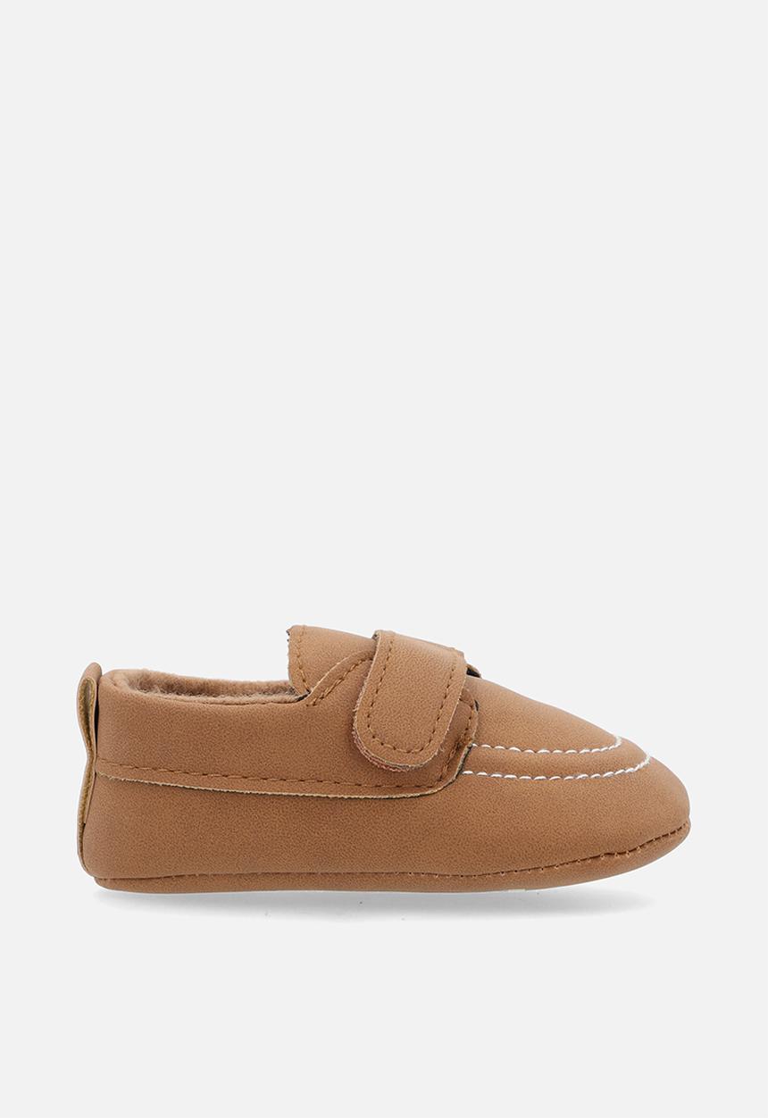 Pop Candy - Velcro strap loafer - tan