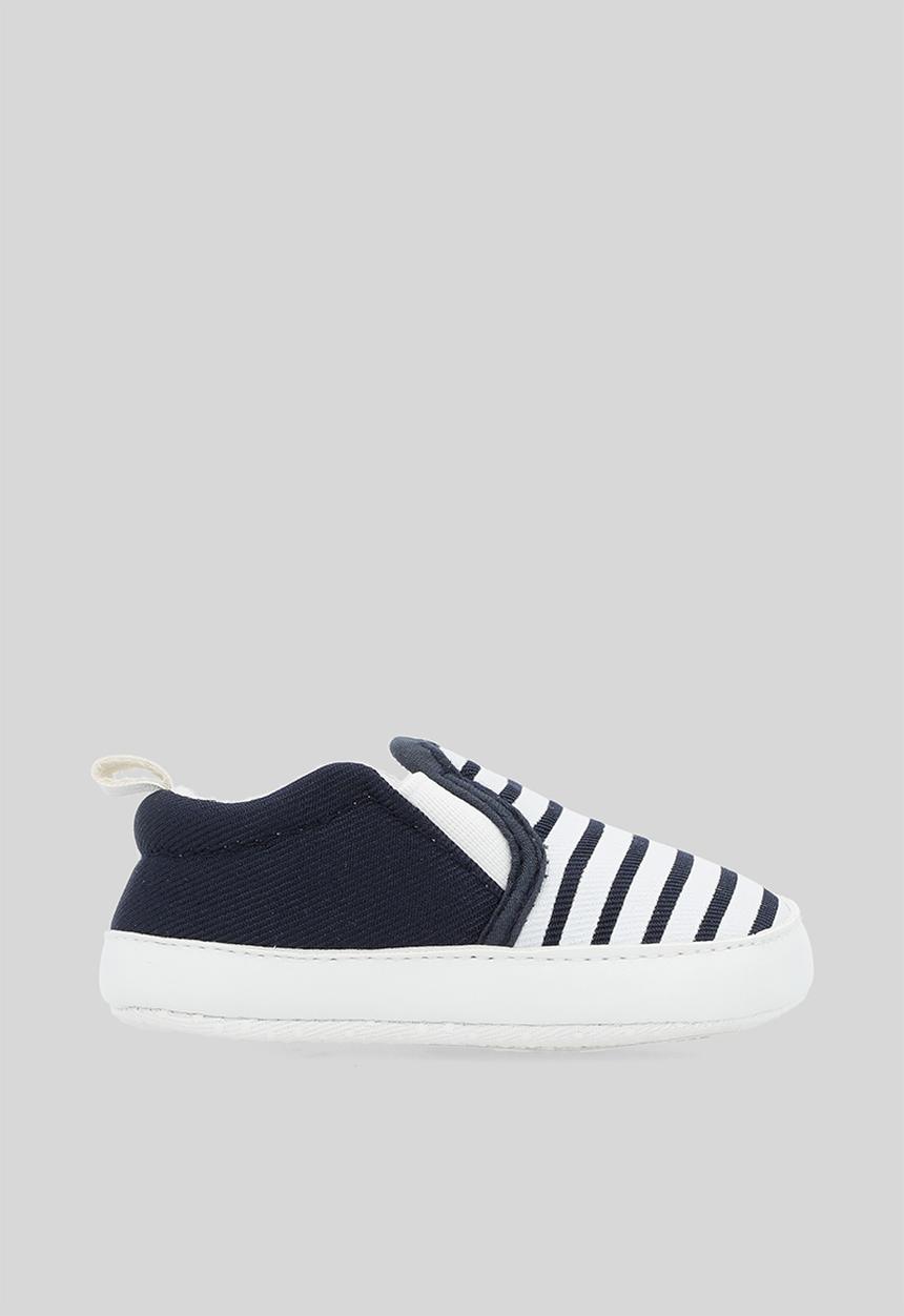 Pop Candy - Slip on sneakers - blue & white