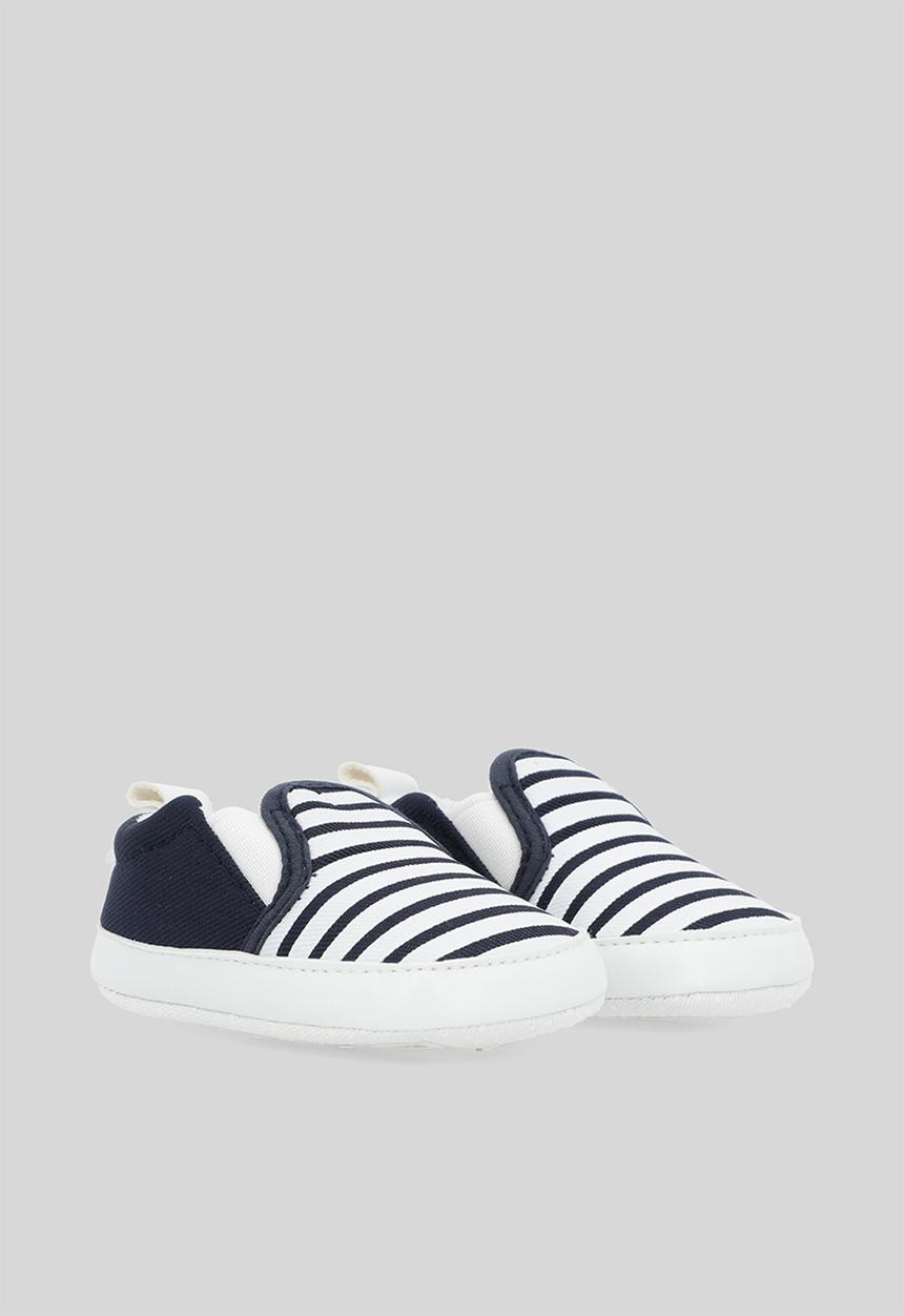 Pop Candy - Slip on sneakers - blue & white