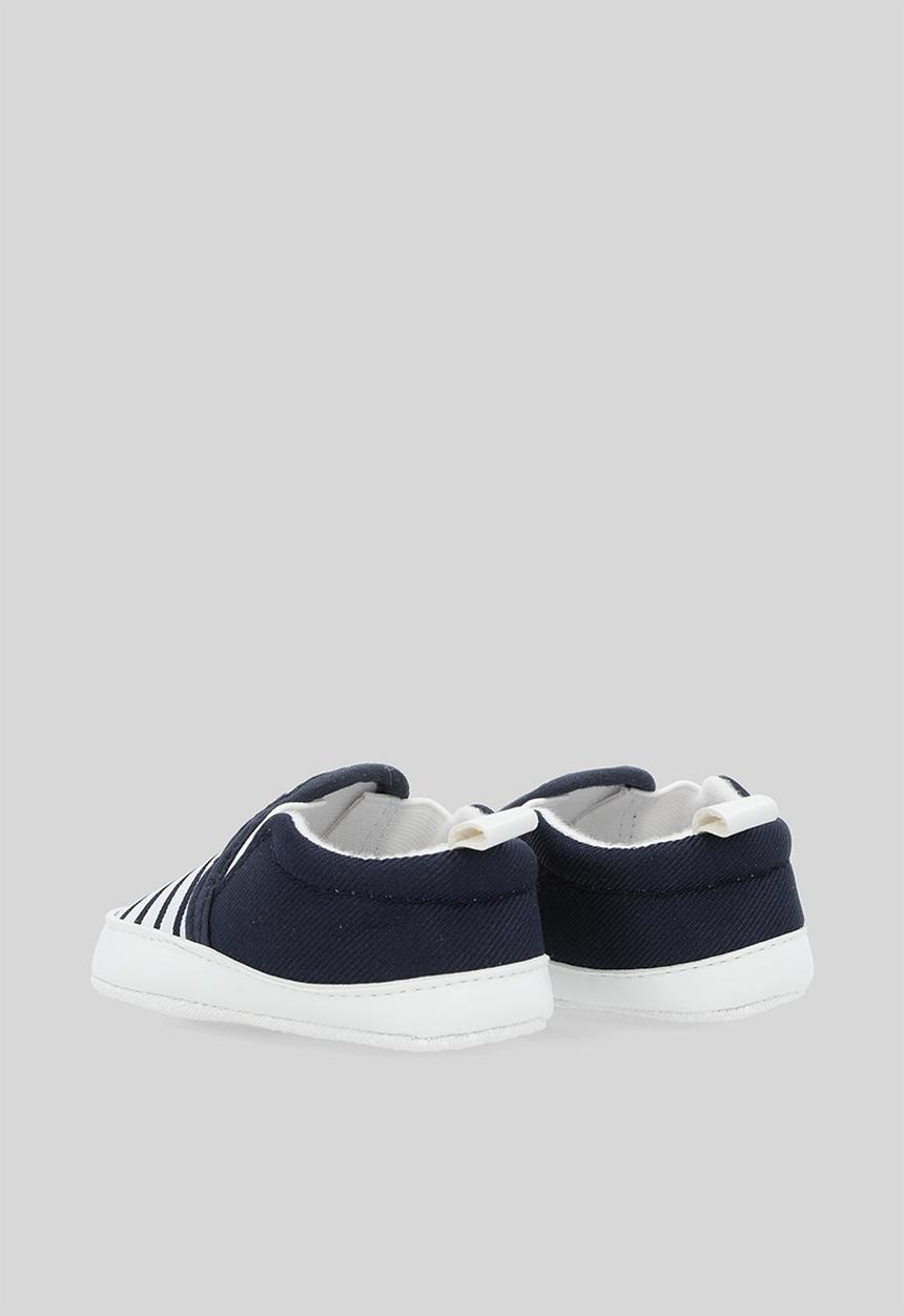 Pop Candy - Slip on sneakers - blue & white