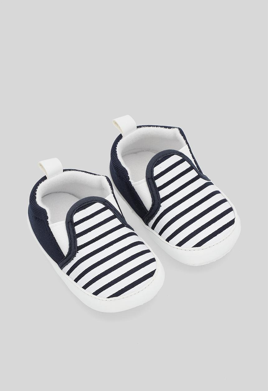 Pop Candy - Slip on sneakers - blue & white
