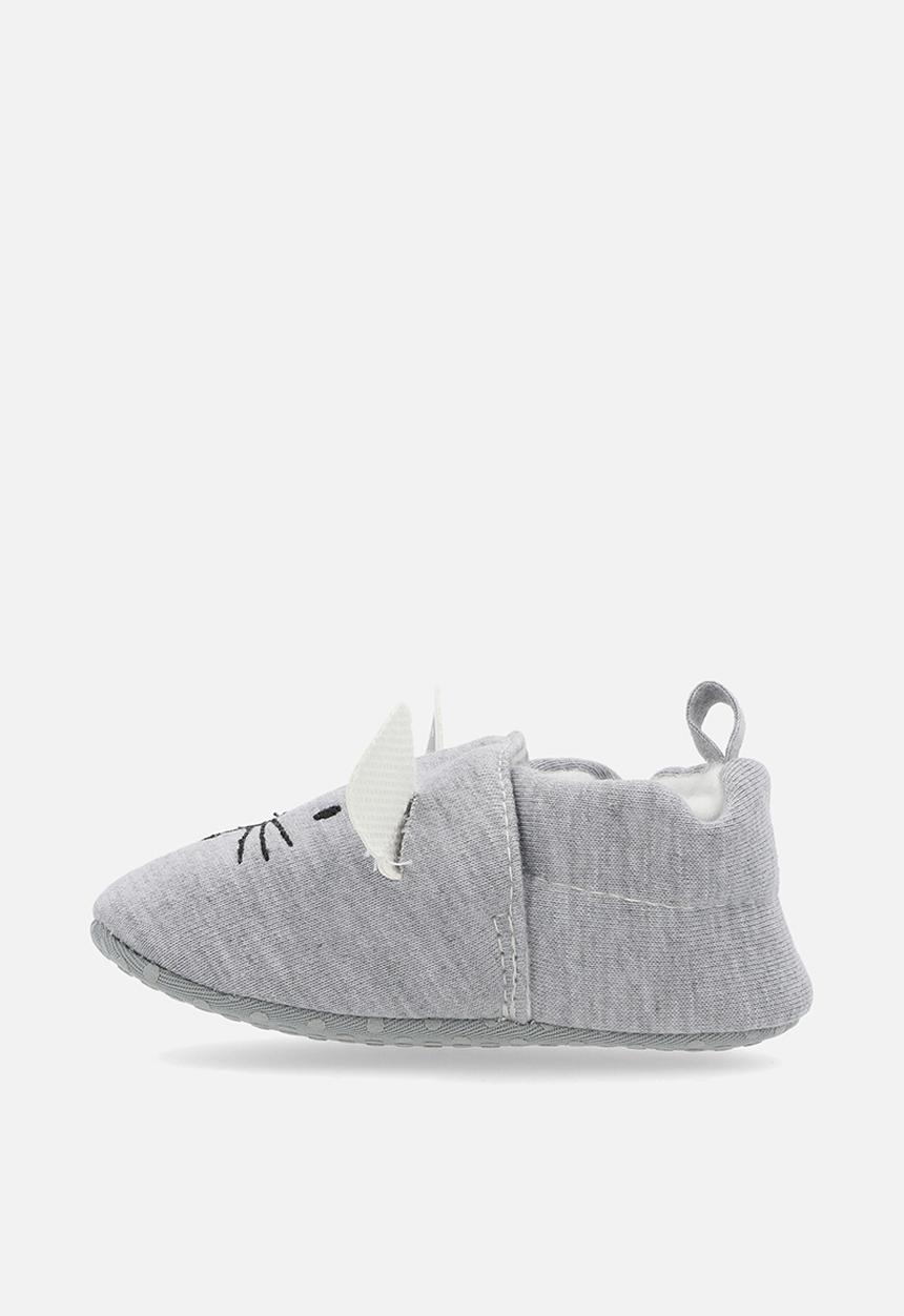 Pop Candy - Animal print slippers - grey