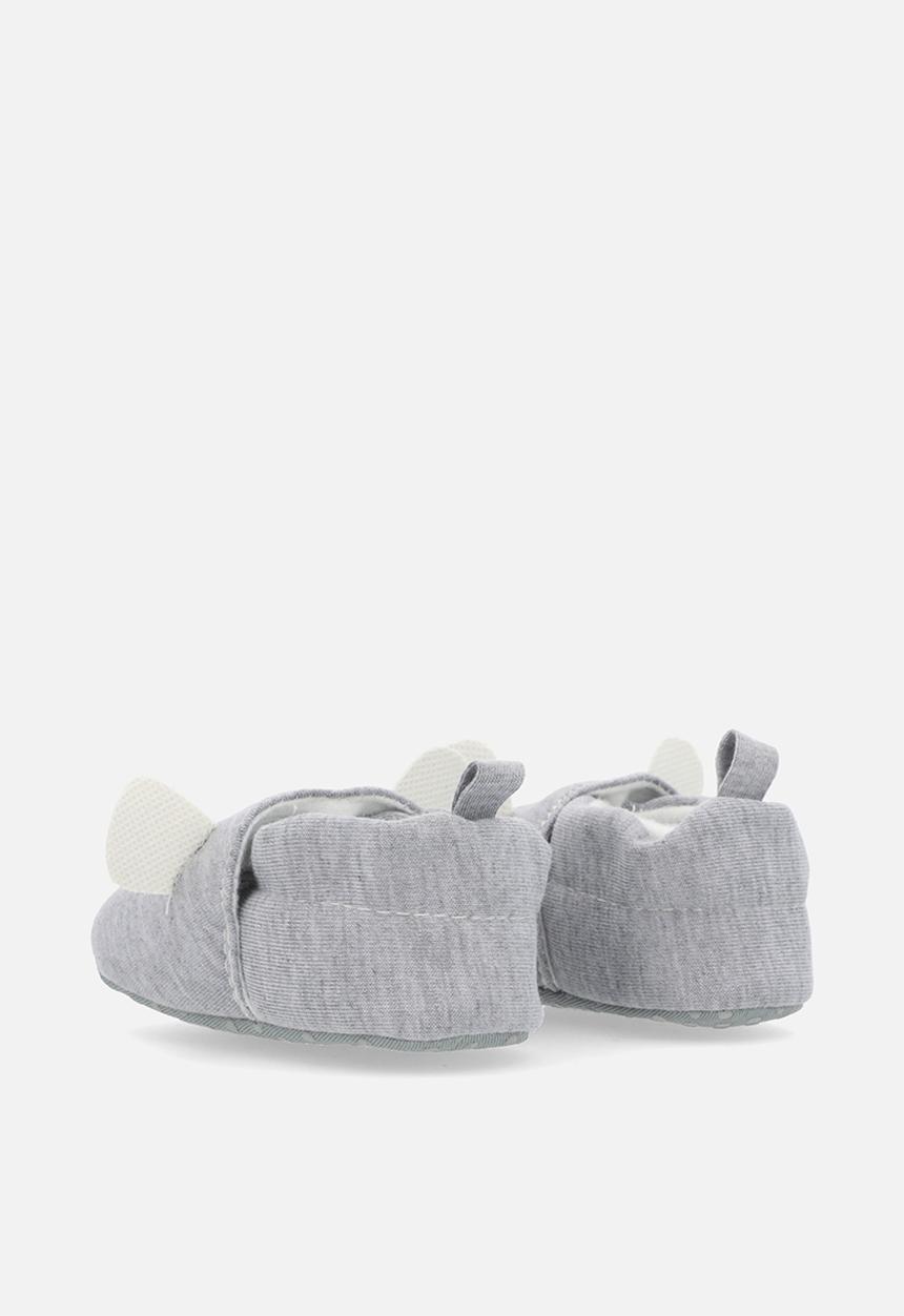Pop Candy - Animal print slippers - grey