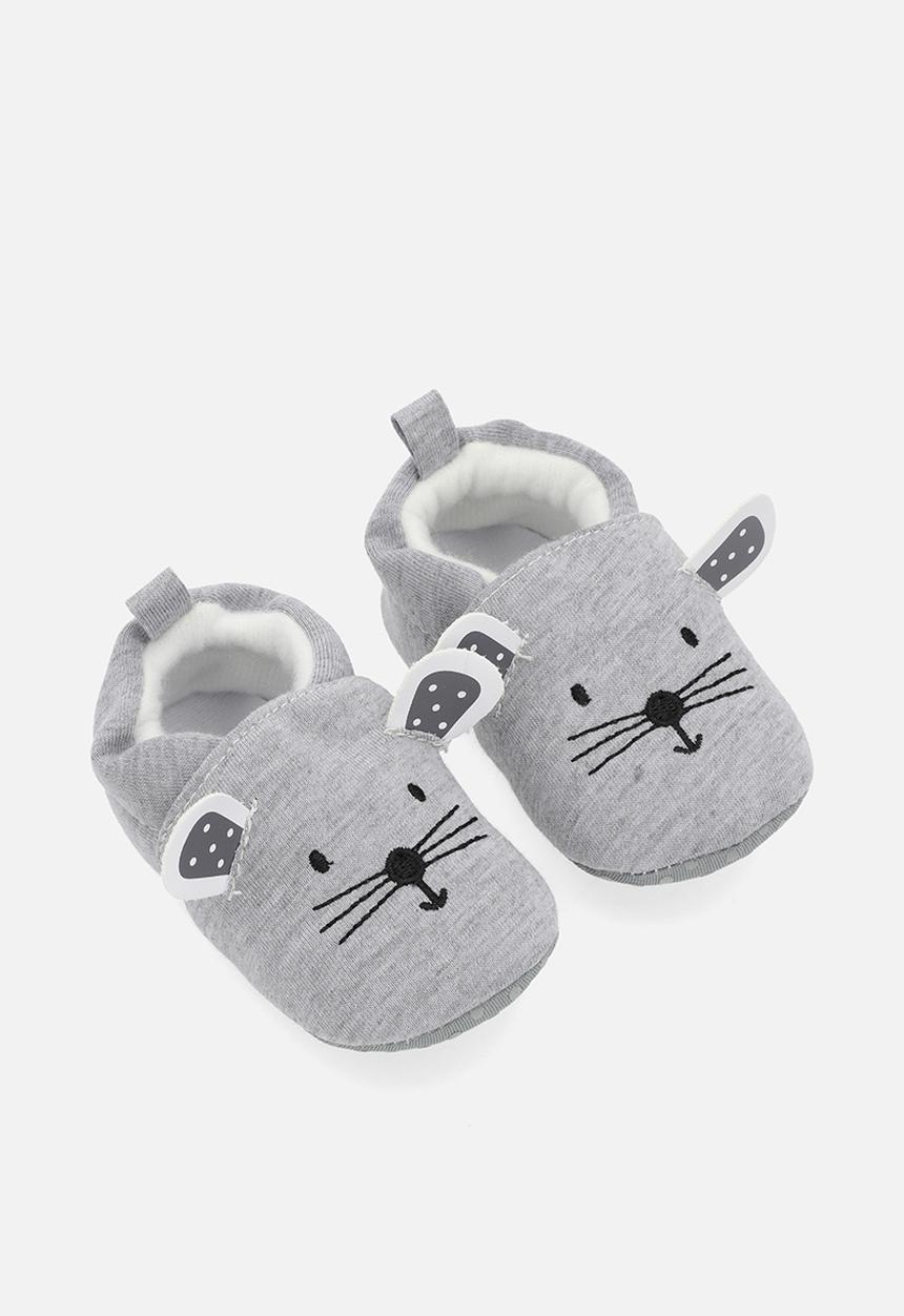 Pop Candy - Animal print slippers - grey