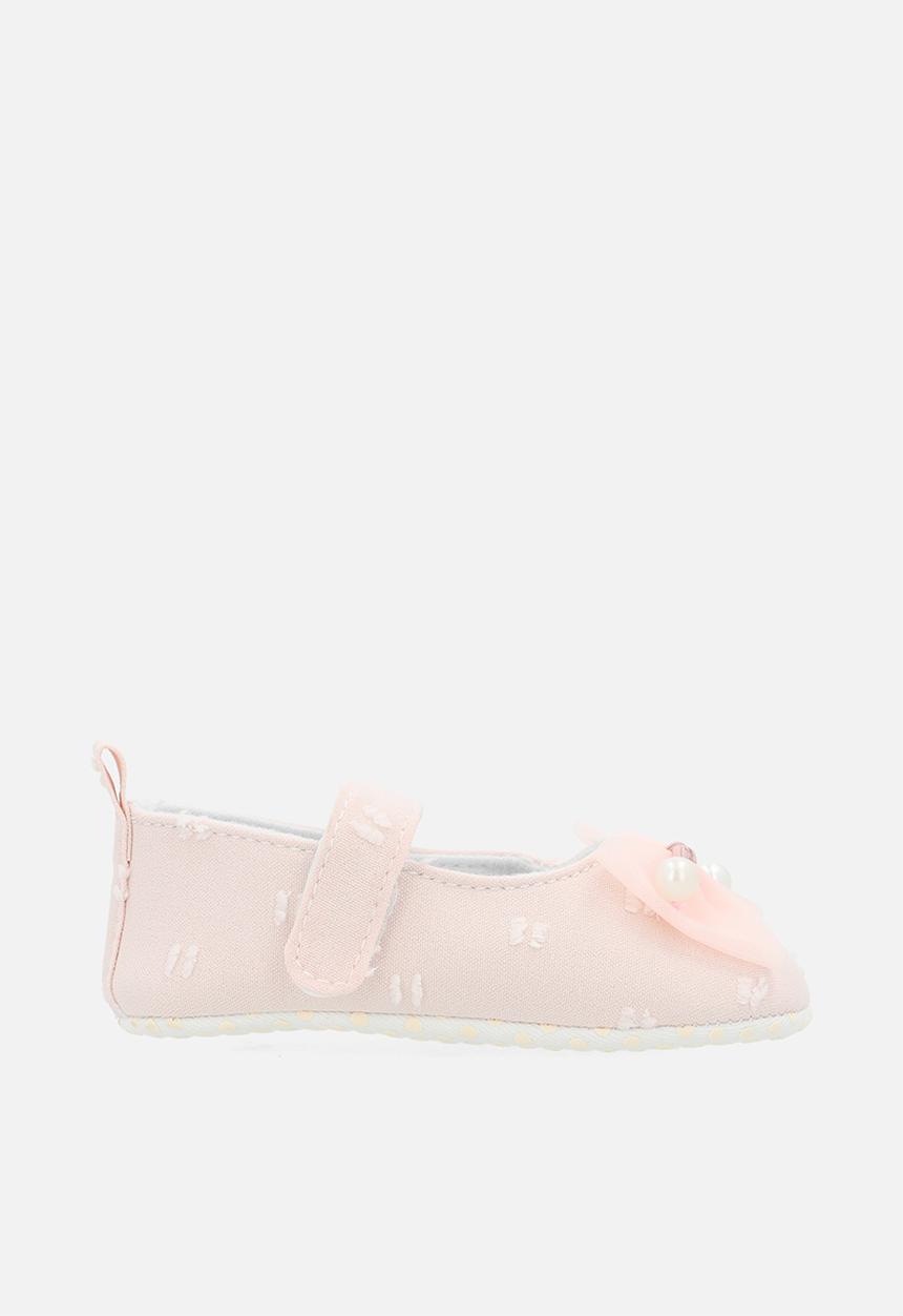 Pop Candy - Bowknot pearl pumps - pink