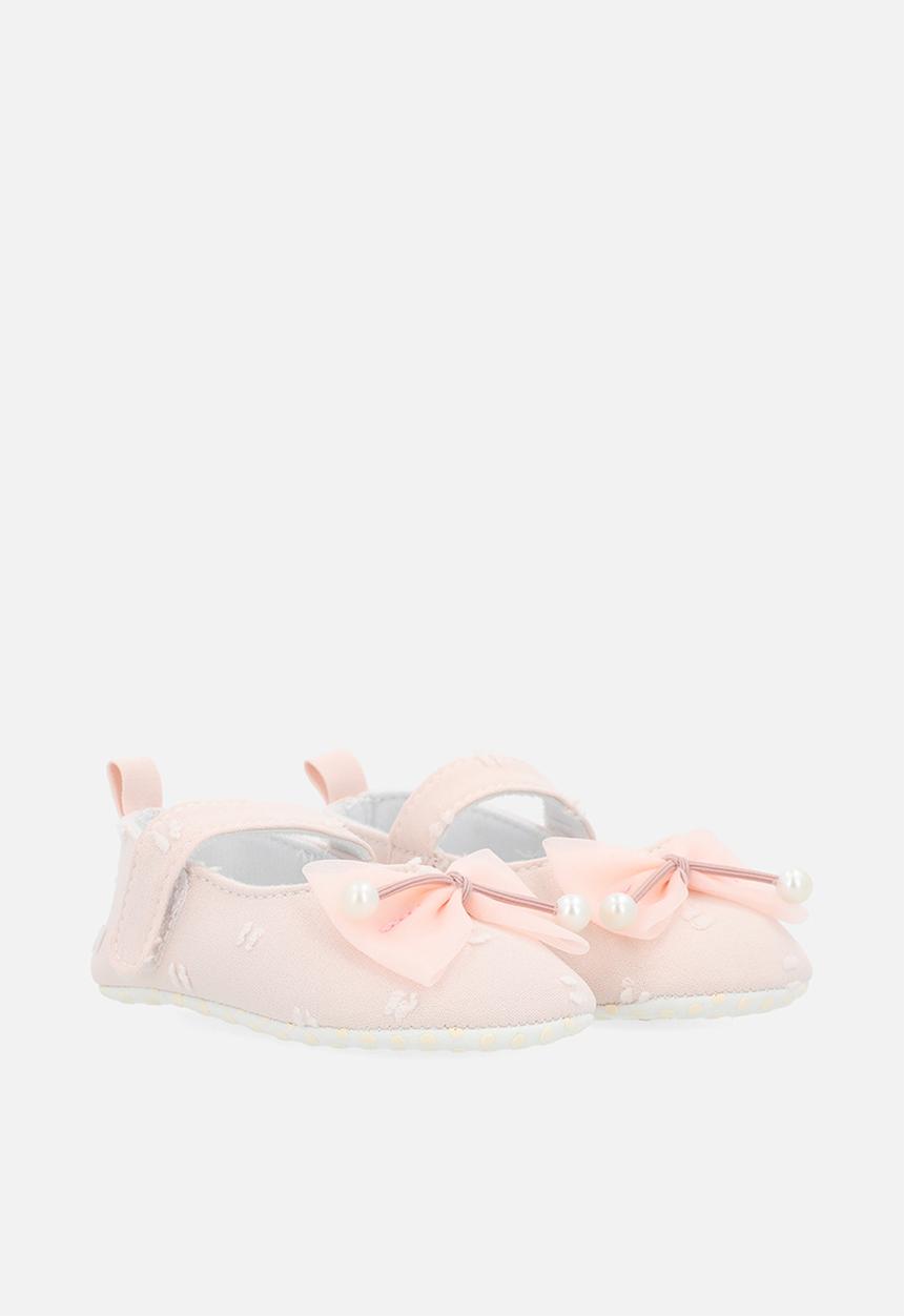 Pop Candy - Bowknot pearl pumps - pink