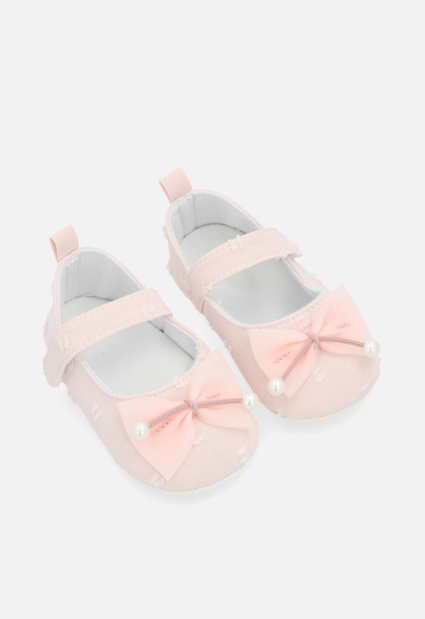 Pop Candy - Bowknot pearl pumps - pink