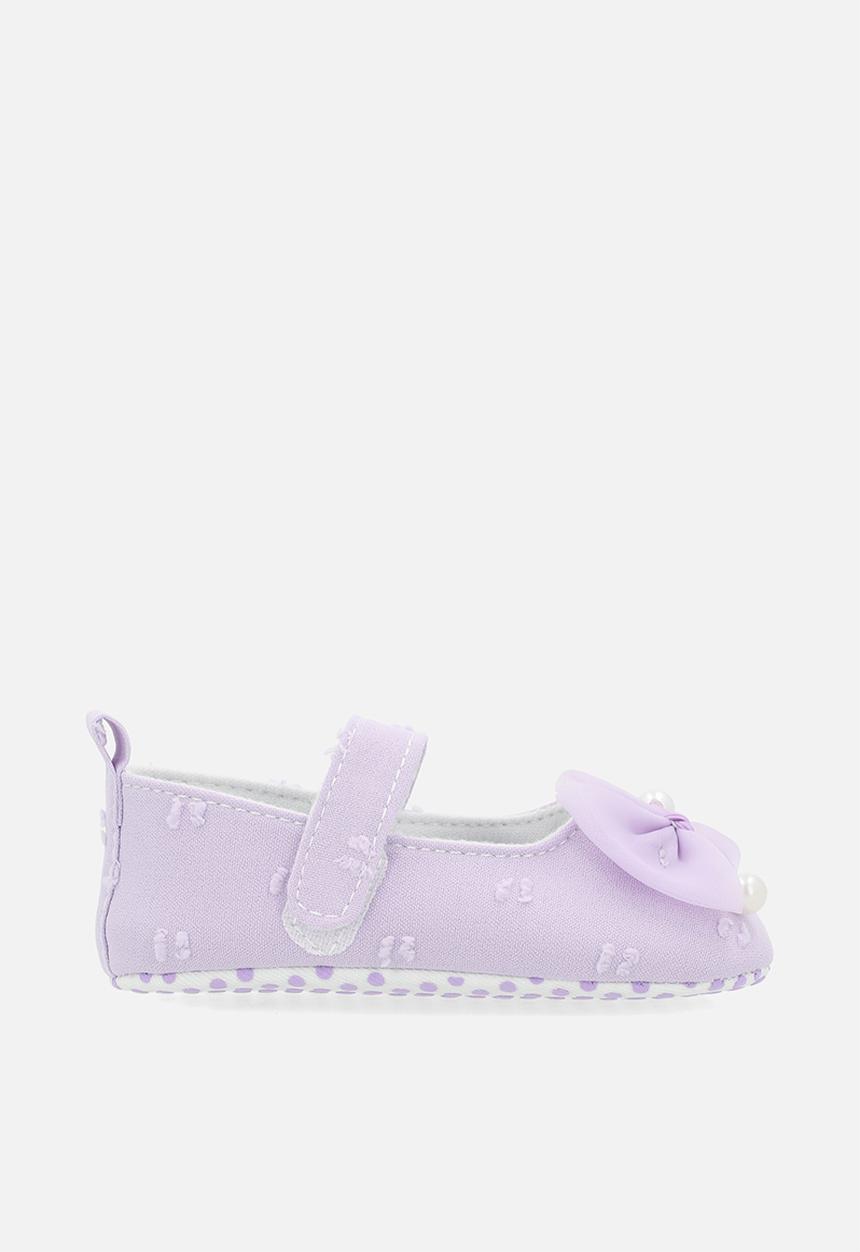 Pop Candy - Bowknot pearl pumps - lilac