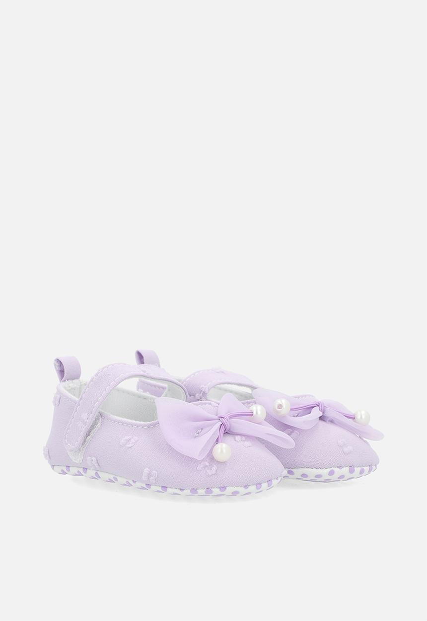 Pop Candy - Bowknot pearl pumps - lilac