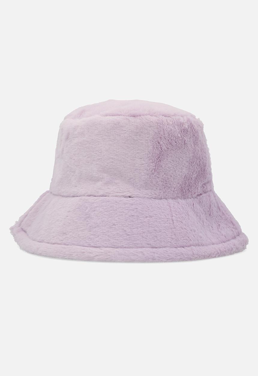 Pop Candy - Faux fur bucket hat - lilac