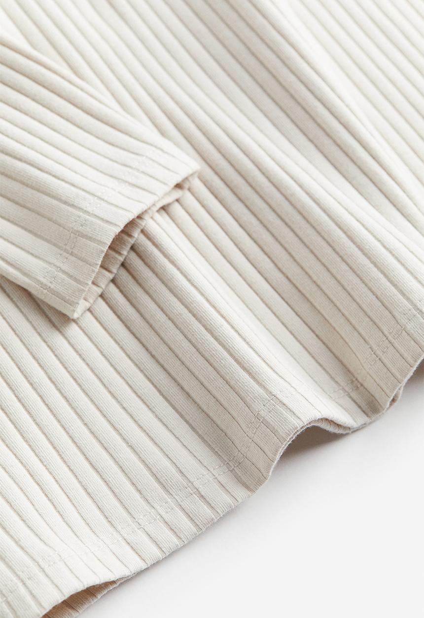 H&M - Collared bodycon dress - beige