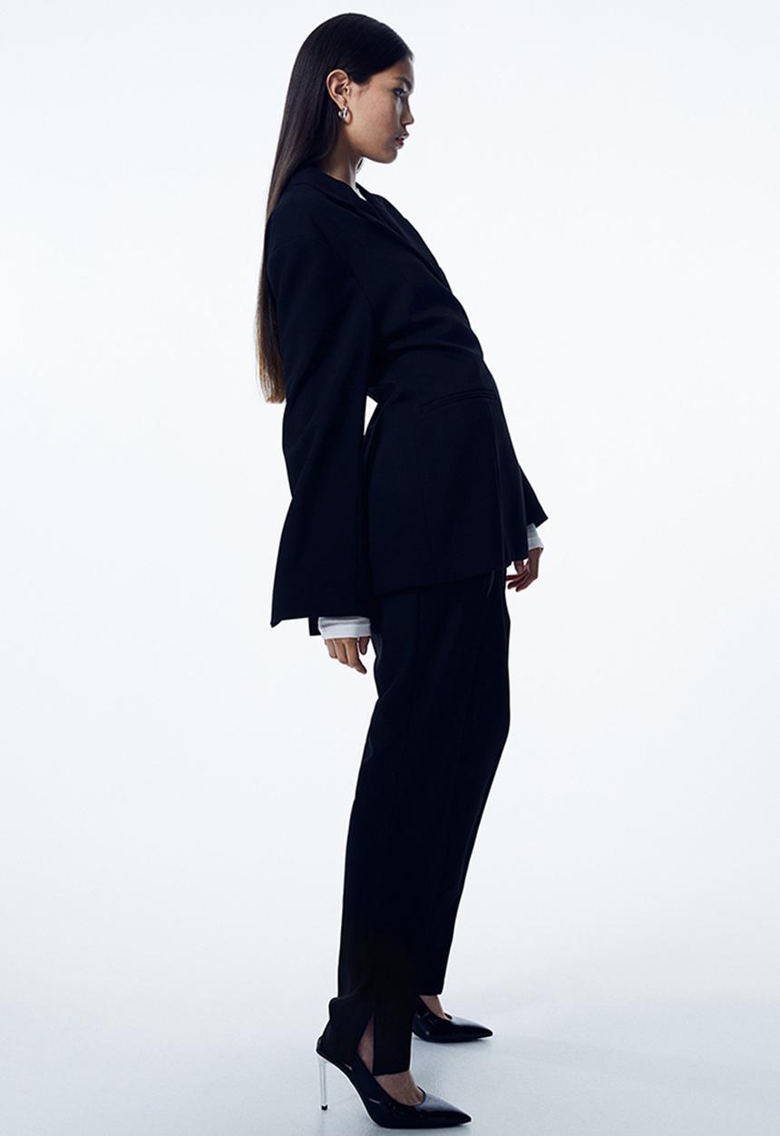 H&M - Tailored trousers - black