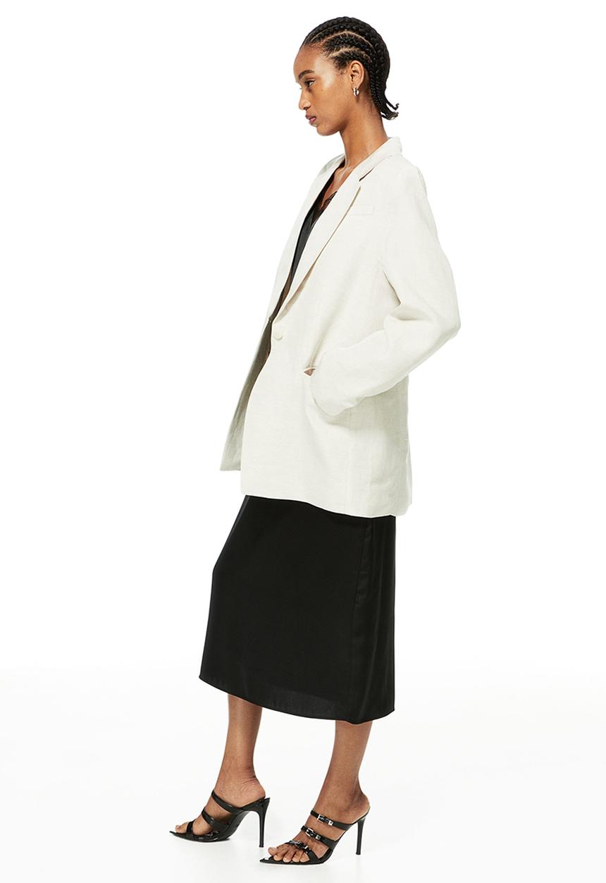 H&M - Single-breasted blazer - beige