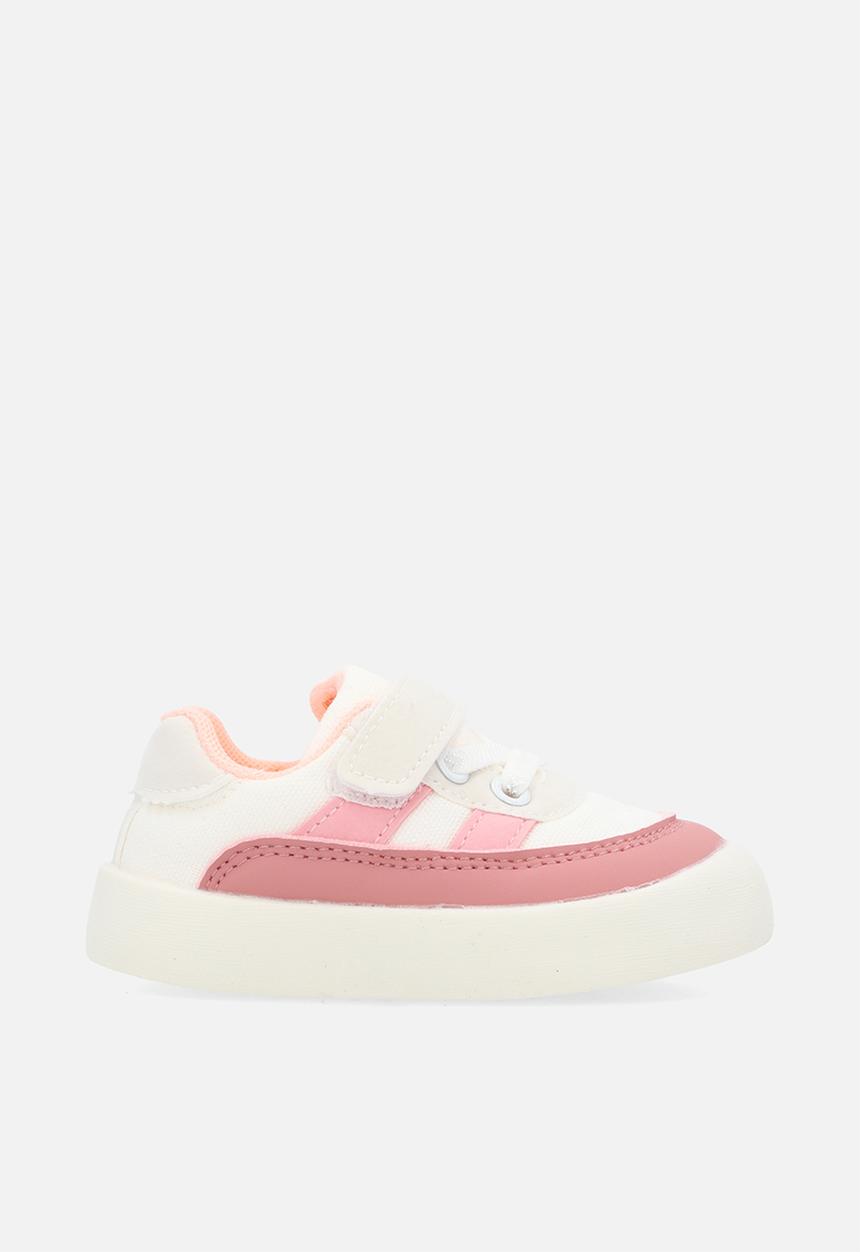 Pop Candy - Lace/velcro strap sneakers - pink