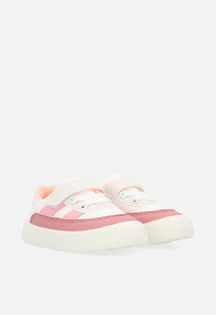 Pop Candy - Lace/velcro strap sneakers - pink