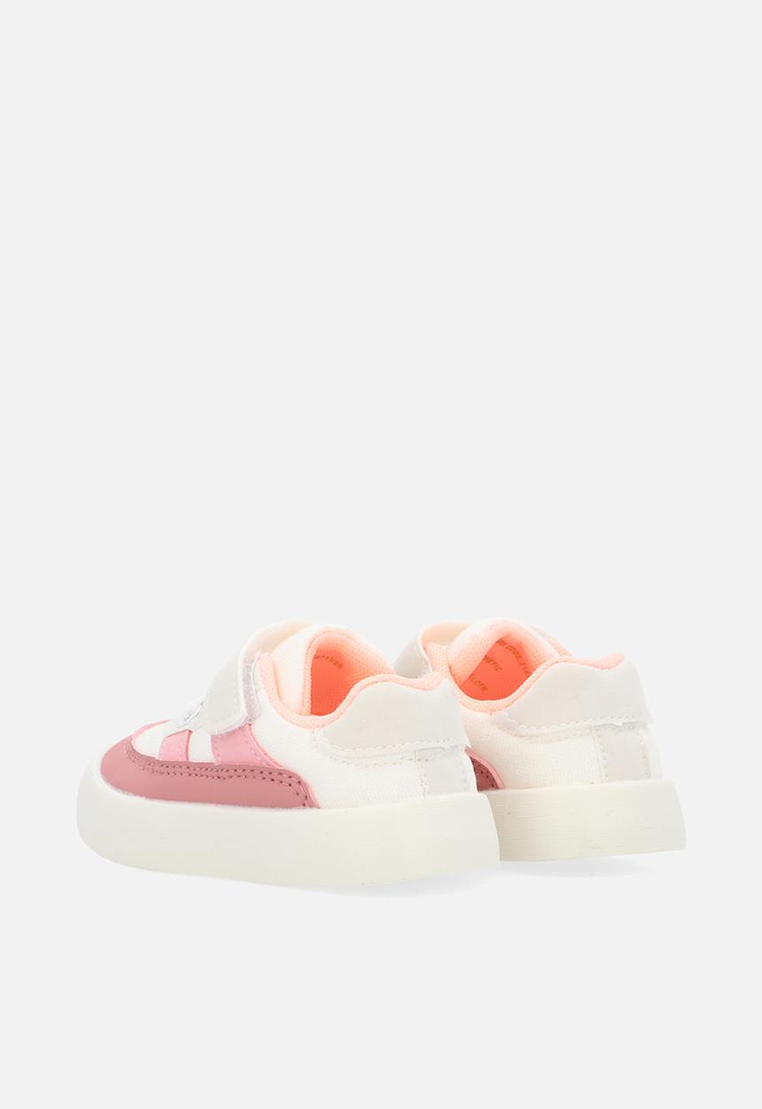 Pop Candy - Lace/velcro strap sneakers - pink