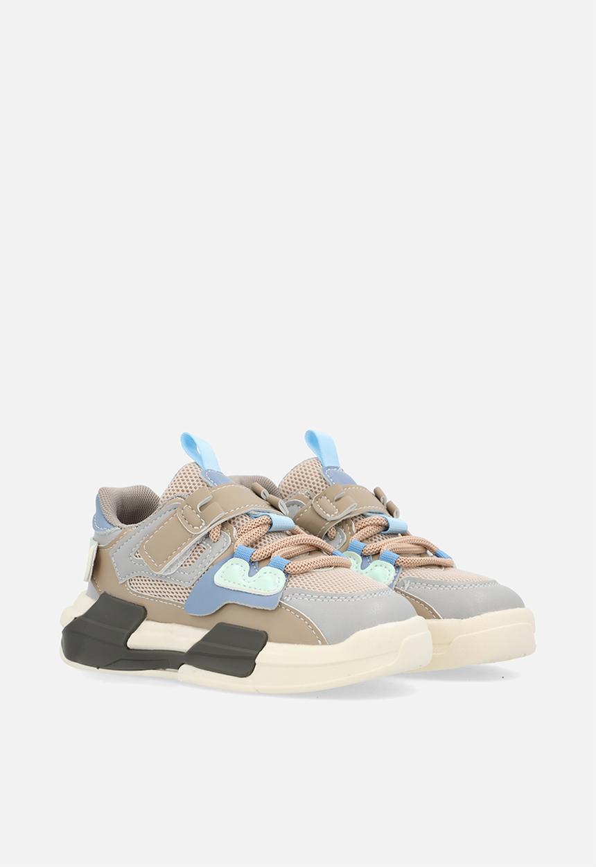 Pop Candy - Lace up sneakers - khaki multi