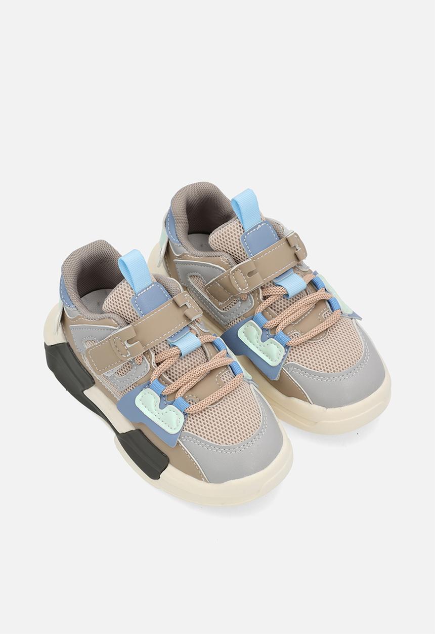 Pop Candy - Lace up sneakers - khaki multi