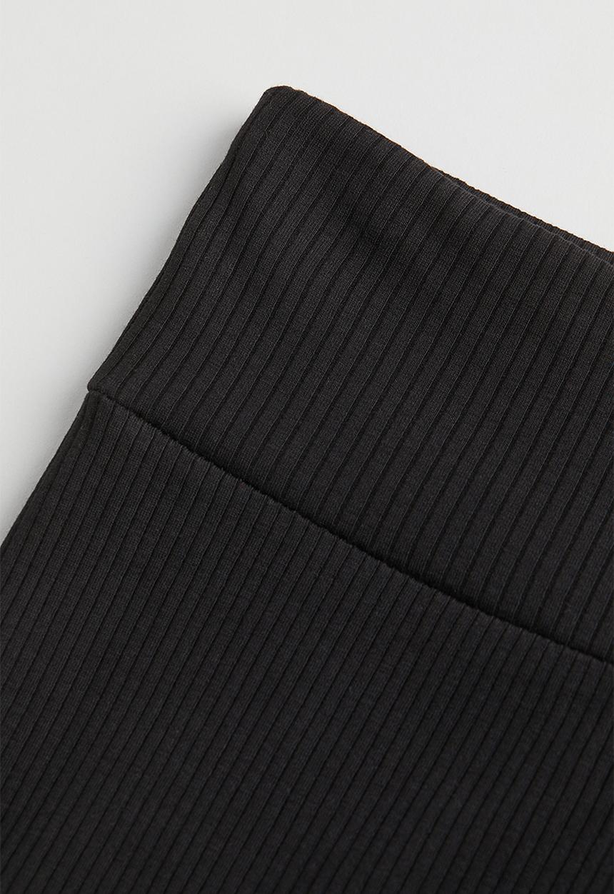 H&M - High-waisted leggings - black
