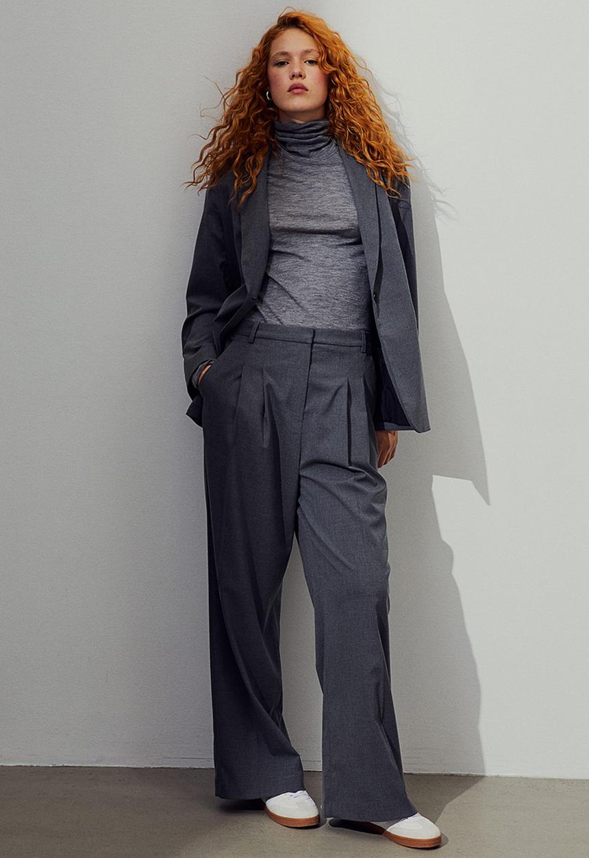 H&M - Wide trousers - grey