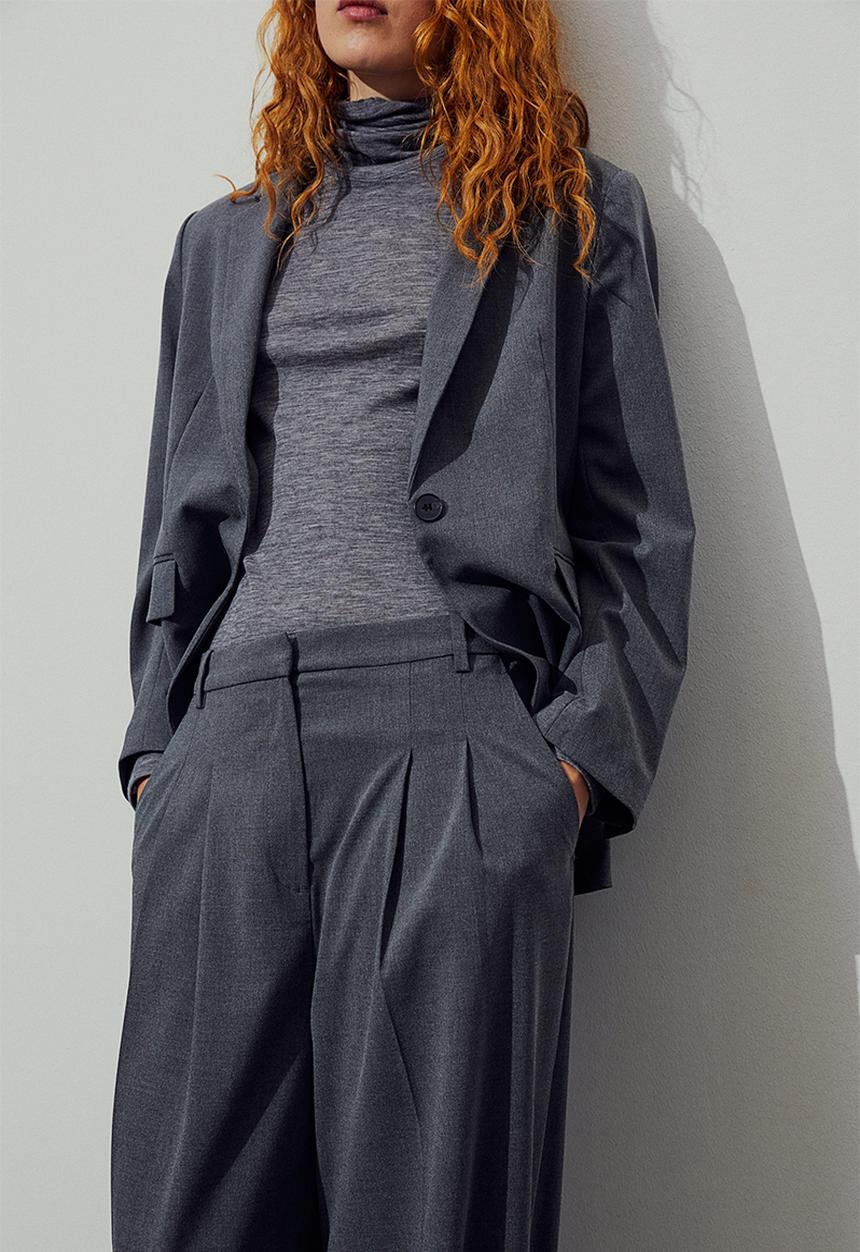 H&M - Wide trousers - grey