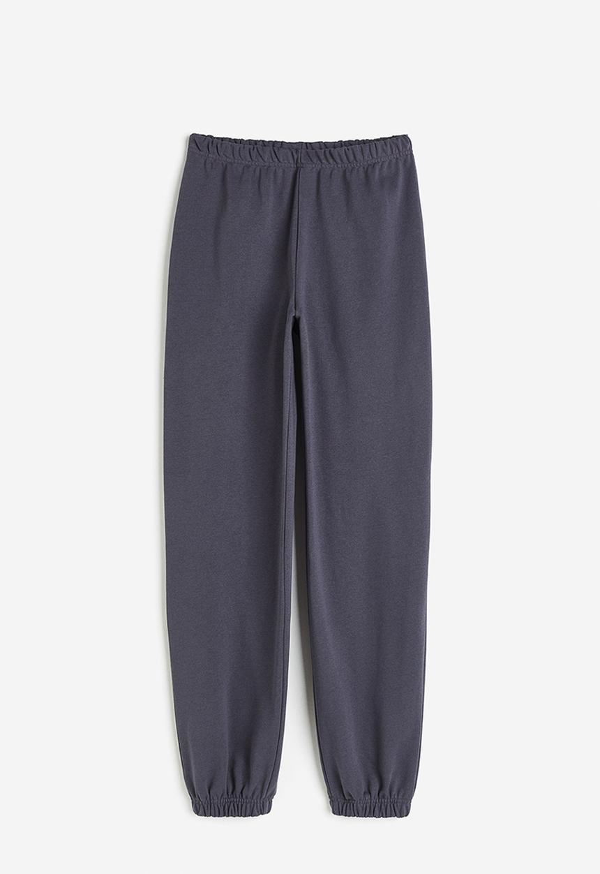 H&M - Cotton-blend joggers - dark grey