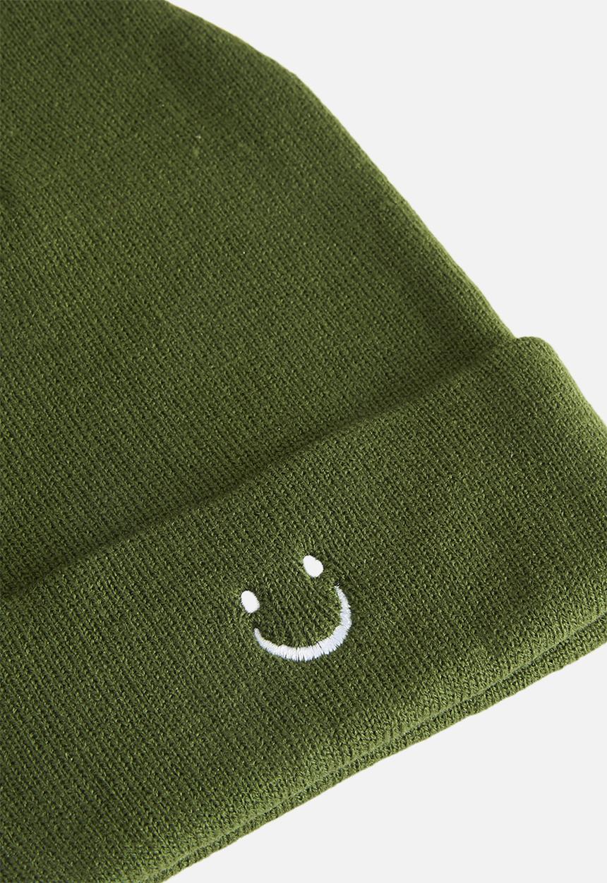 Pop Candy - Smiley print beanie - green