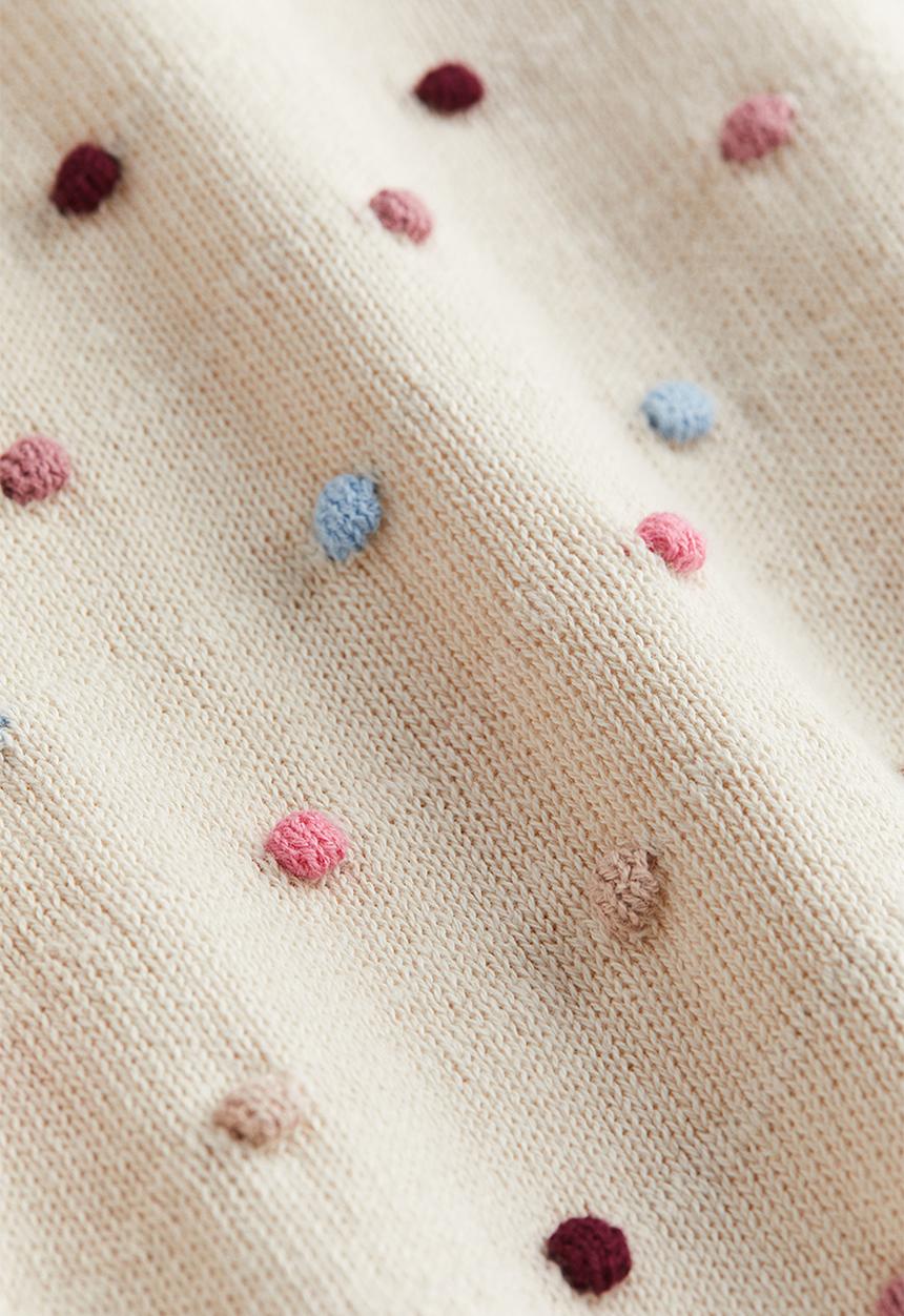 H&M - Textured-knit jumper - multi white