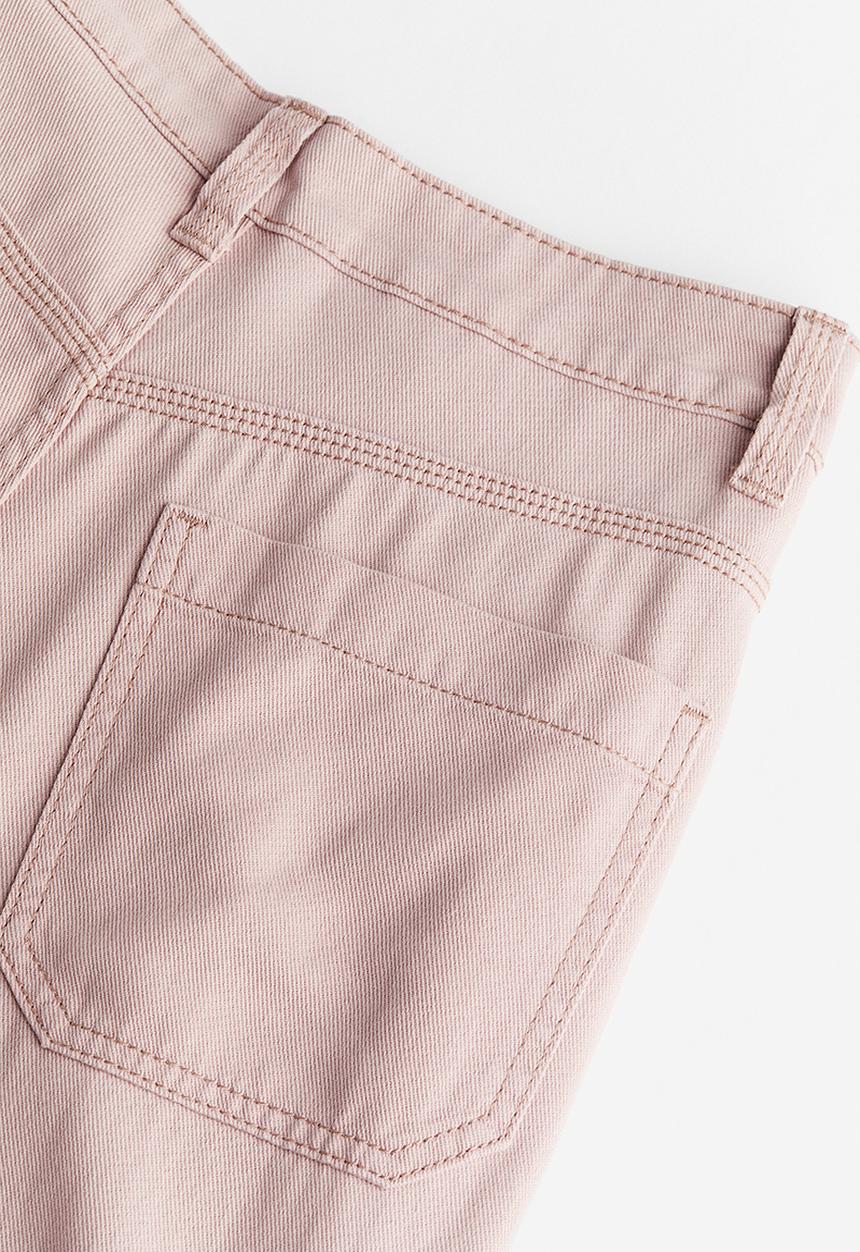 H&M - Twill cargo trousers - dusty pink