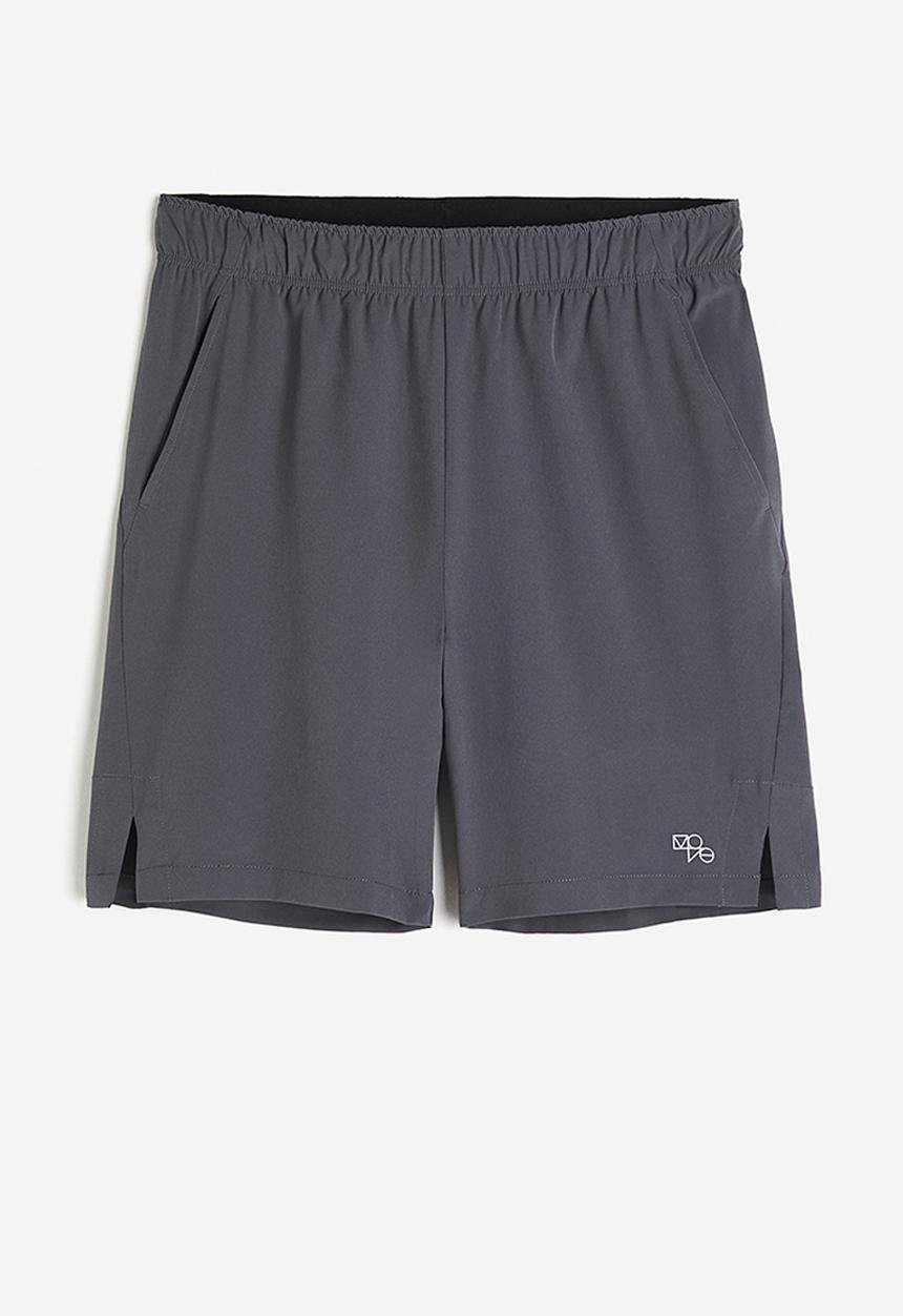 H&M - Drymove™ training shorts in 4-way stretch - grey