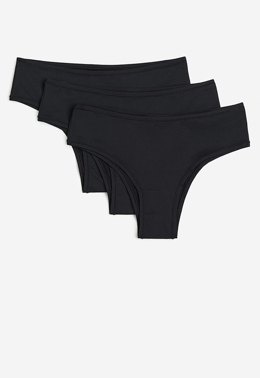 H&M - 3-Pack jersey hipster briefs - black
