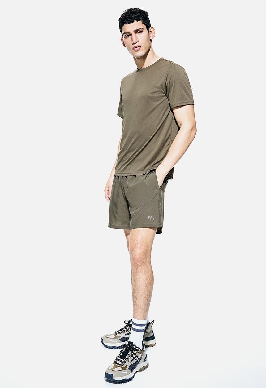 H&M - Drymove™ sports top - Dark khaki green