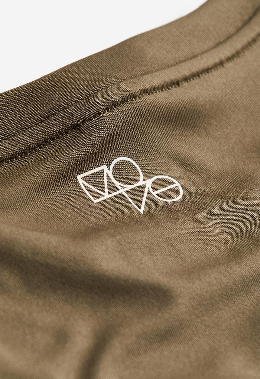 H&M - Drymove™ sports top - Dark khaki green