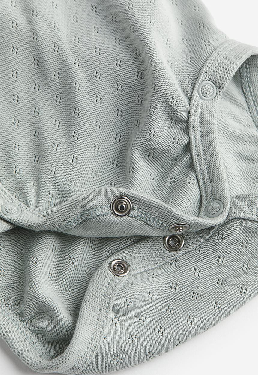 H&M - 2-piece cotton set - turquoise