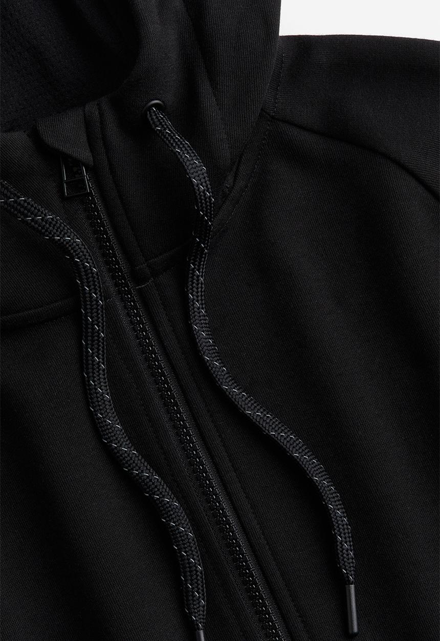H&M - Drymove™ zip-through training tech hoodie - black