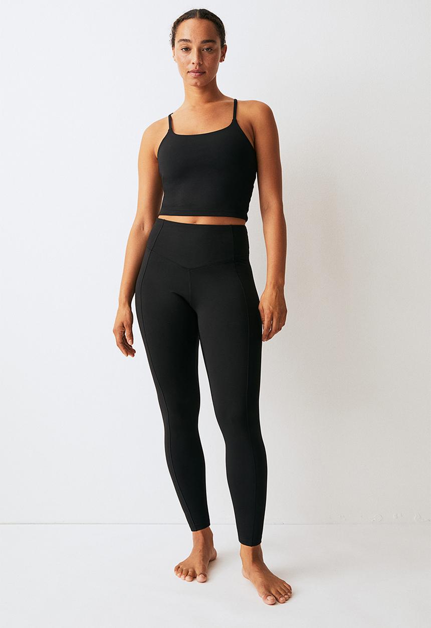 H&M - Drymove™ sports tights - black